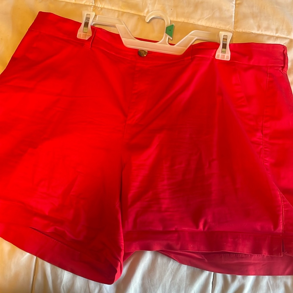 Red shorts